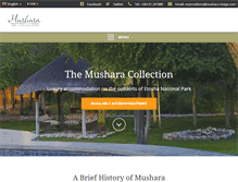 Tablet Screenshot of mushara-lodge.com